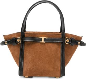 Tod's Brown T Signature Mini Tote
