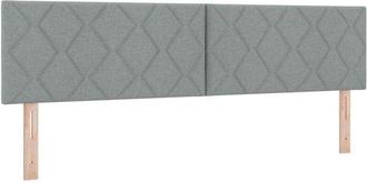 vidaXL Cama Con Somier Con Colch&oacute;n Gris Claro 180 X 200 Cm Tela Vidaxl