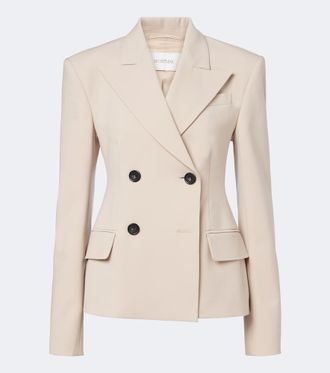 Sportmax Blazer cruzado en mezcla de lana
