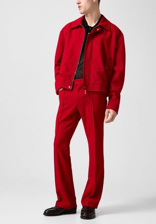 Ernest W. Baker Mens Cherry red flared pant