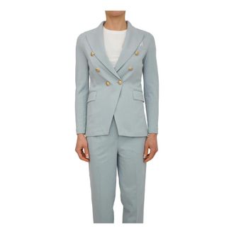 Circolo 1901 Giacca Celeste - female - Circolo 1901 - Blazers - Blue - M - Jackets