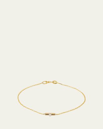 Lizzie Mandler Mini Knife Edge Baguette Bar Bracelet