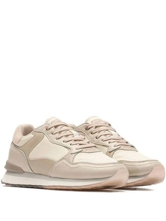 Hoff City Beaufort leather panelled trainers - women - Fabric/Polyurethane/Leather/Rubber - 40 - Neutrals