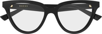 Gucci Cat-eye Optische Bril - Dames - Brillen - Zwart - 52 MM - Accessoires