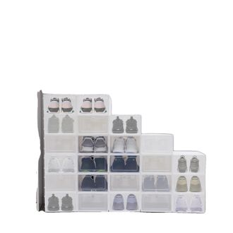 OEM Caja Para Guardar Zapatos, Dise&ntilde;o Apilable, Uso Vers&aacute;til, Transparente