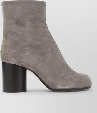 Maison Margiela suede tabi ankle boots