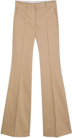 Sportmax Norcia wide-leg trousers - women - Elastane/Cotton - 44 - Neutrals