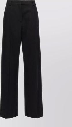 Valentino Garavani grisaille trousers with back pockets and belt loops
