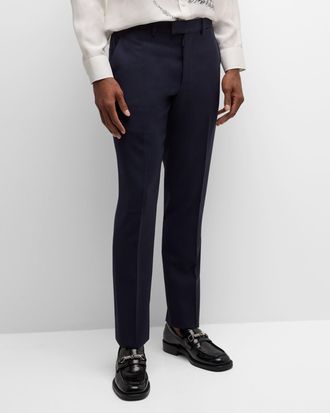 Burberry Mens Tailored Wool Trousers