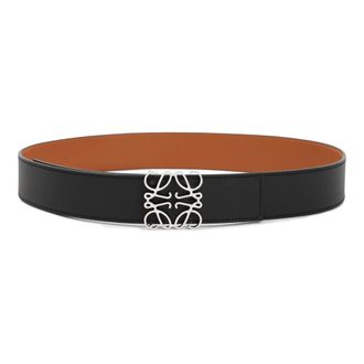 Loewe Belts, male, Black, Size: 100 CM Reversible Anagram Belt 4cm