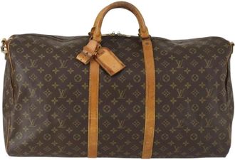 Louis Vuitton Pre-owned Weekend Bags, female, Brown, Size: ONE SIZE Pre-owned Keepall Travel Bag