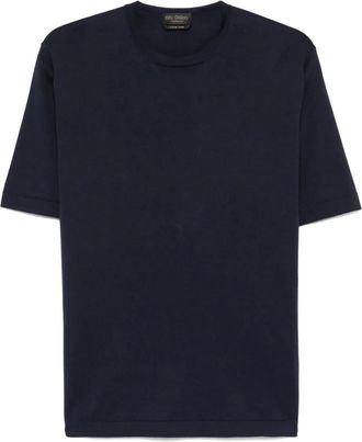Dell'Oglio T-shirt in maglia - Blu