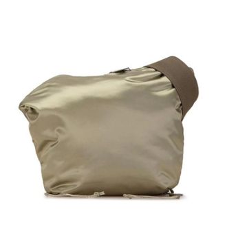 Bottega Veneta Pre-owned Shoulder Bags, female, Brown, Size: ONE SIZE Pre-owned Satin Shoulder Bag