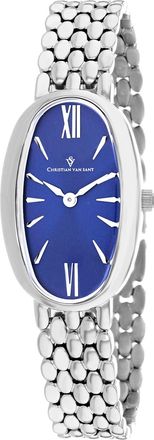 Christian Van Sant Womens Lucia Blue Dial Watch