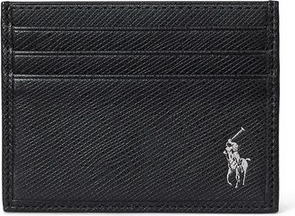 Polo Ralph Lauren Kaarthouder - Heren - Portefeuilles - Zwart - ONE Size - Leer - Accessoires
