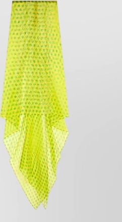 Dries Van Noten polka dot graphic layered short sleeve dress