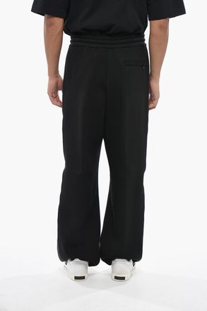 Dsquared2 Joggers a Gamba Dritta con Banda Laterale Logata Dsquared2