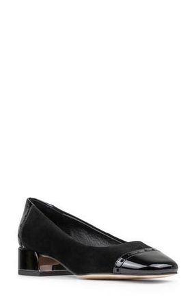 Donald J Pliner Cap Toe Pump in Black at Nordstrom Rack, Size 7.5