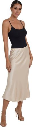 Love Token Rosabel Midi Skirt In Champagne