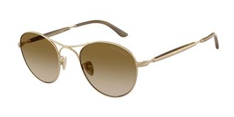 Giorgio Armani AR6177 341713 Mens Sunglasses Gold Size 50