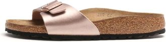 Birkenstock Big Buckle Slippers - Dames - Sandalen - Roze - 38 EU - Leer - Schoenen