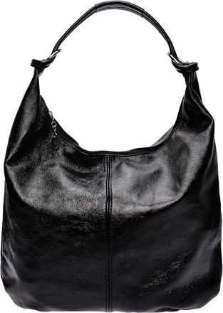 Anna Luchini Zwart Rundleer Tas