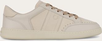 Ferragamo Men Low-top sneaker with signature White Size 10.5