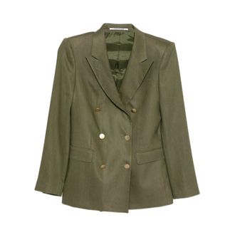 Tagliatore Blazers, female, Green, Size: S Parigi Dress