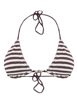 Bond-Eye Ingrid bikinitop met kralen - Wit