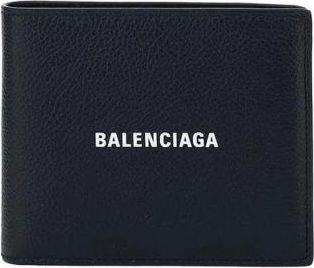 Balenciaga Accessoires, Heren, Zwart, ONE Size, Portemonnee met reli&euml;flogo