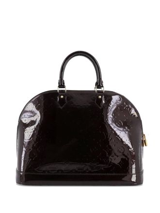 Louis Vuitton Alma Handbag Monogram Vernis GM satchel - Rood