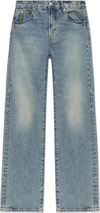 Emporio Armani Jeans met Vintage-Effect - Heren - Regular Fit Jeans - Blauw - W31 - Katoen - Jeans