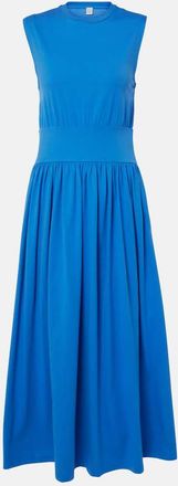 Toteme Abito midi in jersey di cotone