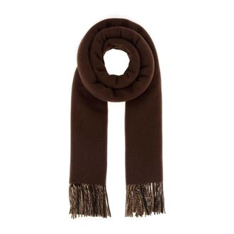 Burberry Winter Scarves, unisex, Brown, Size: ONE SIZE MU Solid To GC Scarf
