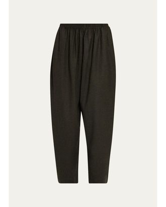 Eskandar Wool Flannel Japanese Trousers