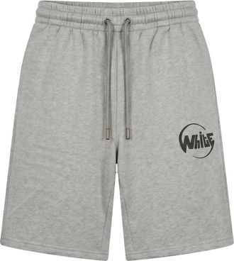 Off-white Katoenen shorts met zak - Heren - Korte Broeken - Grijs - L - Katoen - Korte Broeken