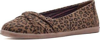 Blowfish Parisian Ballerina/Skimmer Shoes Womens Flat Shoes Leopard : 9.5 M, Synthetic