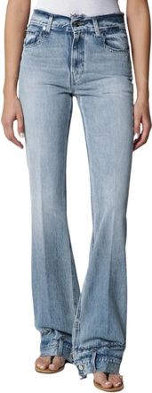 Haikure Jeans, Dames, Blauw, W25, Katoen, Flora Cut Jeans