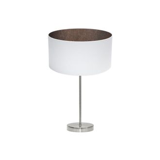 Fabrilamp Fabrilamp - Sobremesa Tatiana 1xe27 Niquel/blanco-oxido 63x30x30 Cm