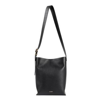 Jil Sander Cross Body Bags, female, Black, ONE SIZE, Cannolo Tote