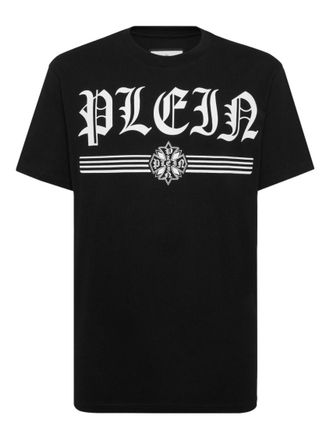 Philipp Plein Black Printed T-shirt