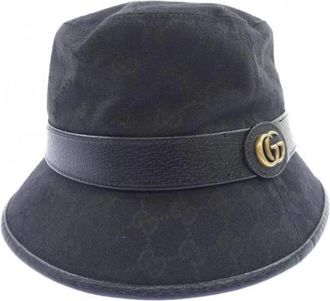 Gucci Pre-owned Cappello a secchiello in tela GG - - Pre-owned - Donna - Nero - ONE SIZE