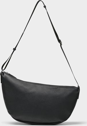 Le 31 Mens Asymmetric half-moon shoulder bag