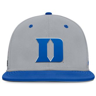 Nike Duke Blue Devils Dugout True Mens Nike Mens Dri-FIT College Fitted Hat in Grey | NC14073NDU-J26