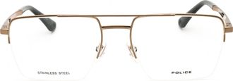 Police VPLG71 Eyeglasses - Bronze