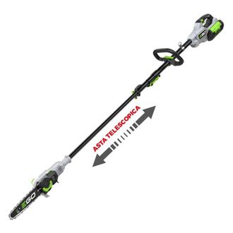 EGO Potatore telescopico a batteria EGO PS1000E lunghezza barra 25 cm motore Chervon