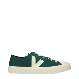 Veja Groene Stoffen Lage Sneakers