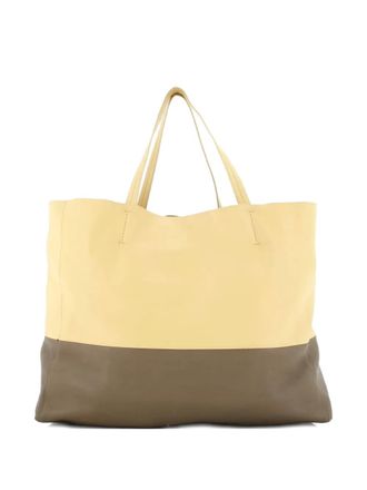 Celine Horizontal Bi-Cabas Leather Large tote bag - Yellow