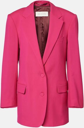 Dries Van Noten Blazer oversize in lana e mohair