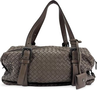 Bottega Veneta Montaigne Handle Intrecciato Nappa Brown Other Handbag (Pre-Owned)